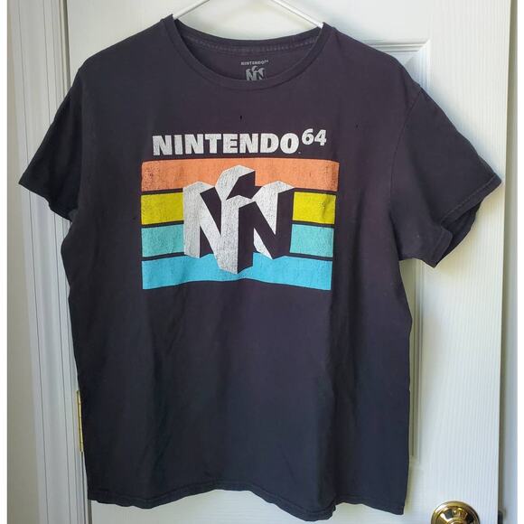Nintendo 64 T-Shirt 90s Graphic Vintage Vibes Back To School Hipster Casual - Picture 1 of 6